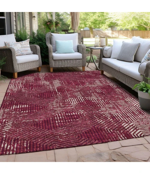 Addison Chantille ACN912-Burgundy 9 ft. X 12 ft. Rectangle Rug