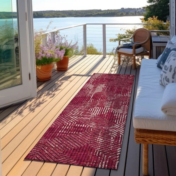 Addison Chantille ACN912-Burgundy 2 ft. 3 in. X 7 ft. 6 in. Rectangle Rug