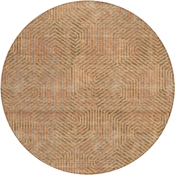 Addison Chantille ACN912-Copper 8 ft. X 8 ft. Round Rug