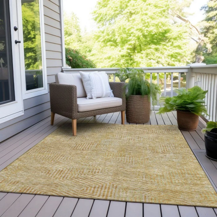 Addison Chantille ACN912-Gold 8 ft. X 10 ft. Rectangle Rug
