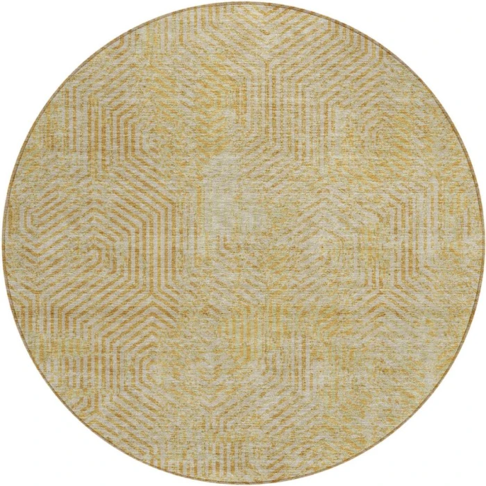 Addison Chantille ACN912-Gold 8 ft. X 8 ft. Round Rug