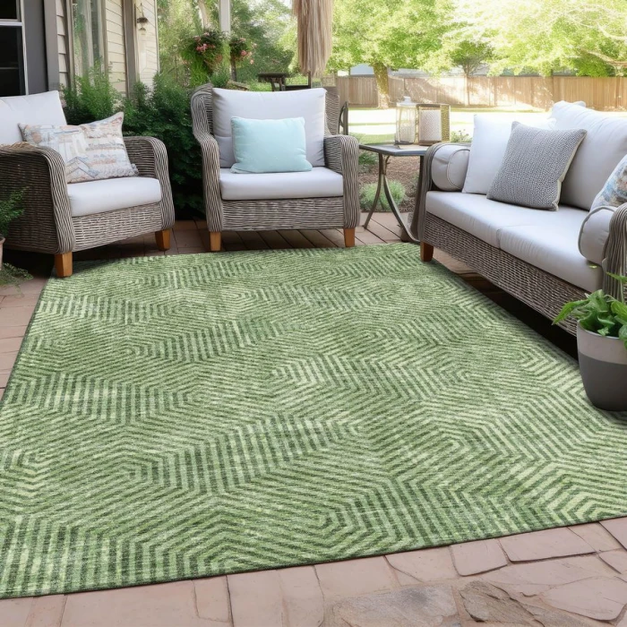 Addison Chantille ACN912-Green 8 ft. X 10 ft. Rectangle Rug