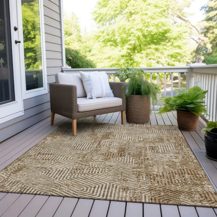 Addison Chantille ACN912-Mocha 5 ft. X 7 ft. 6 in. Rectangle Rug