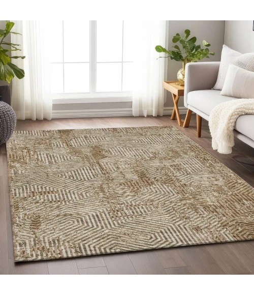 Addison Chantille ACN912-Mocha 5 ft. X 7 ft. 6 in. Rectangle Rug