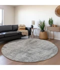 Addison Chantille ACN912-Silver 8 ft. X 8 ft. Round Rug
