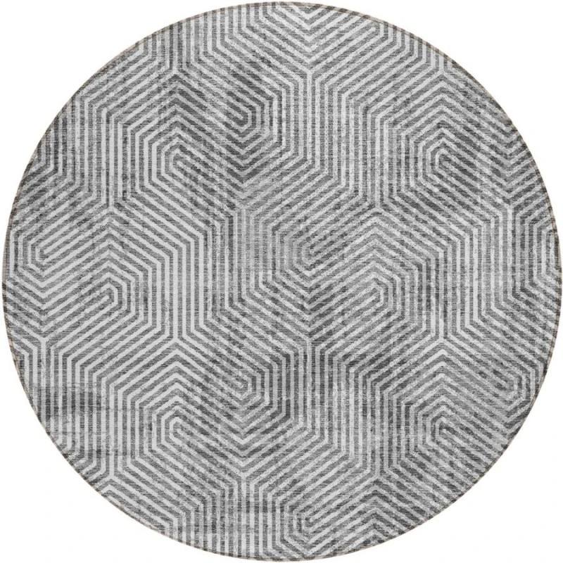 Addison Chantille ACN912-Silver 8 ft. X 8 ft. Round Rug