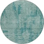 Addison Chantille ACN912-Teal 8 ft. X 8 ft. Round Rug
