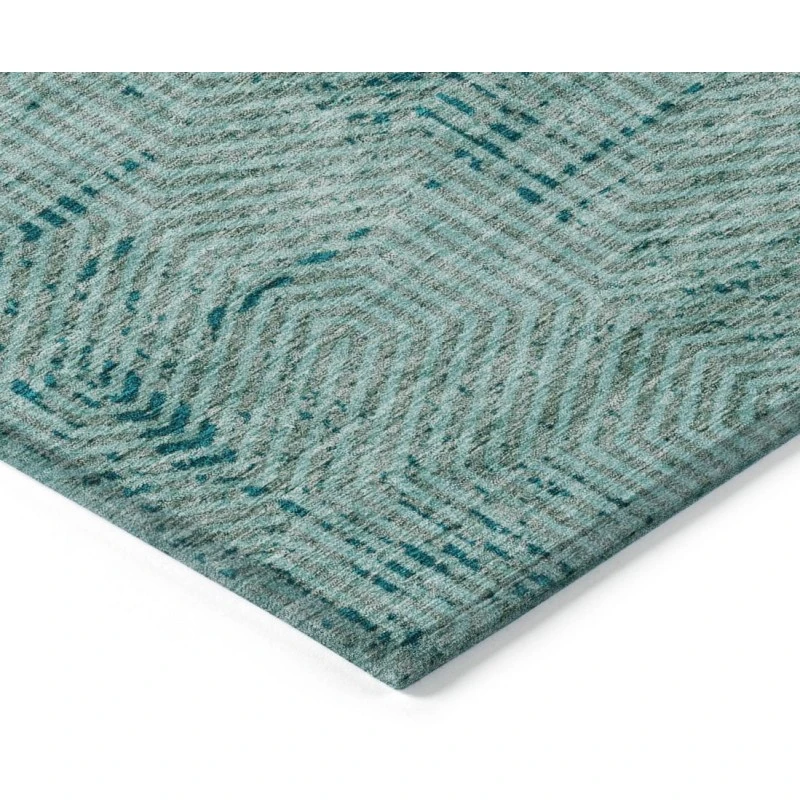 Addison Chantille ACN912-Teal 8 ft. X 8 ft. Round Rug