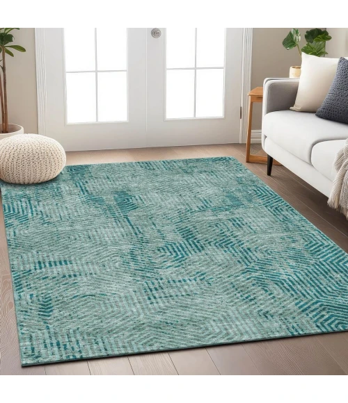 Addison Chantille ACN912-Teal 8 ft. X 10 ft. Rectangle Rug