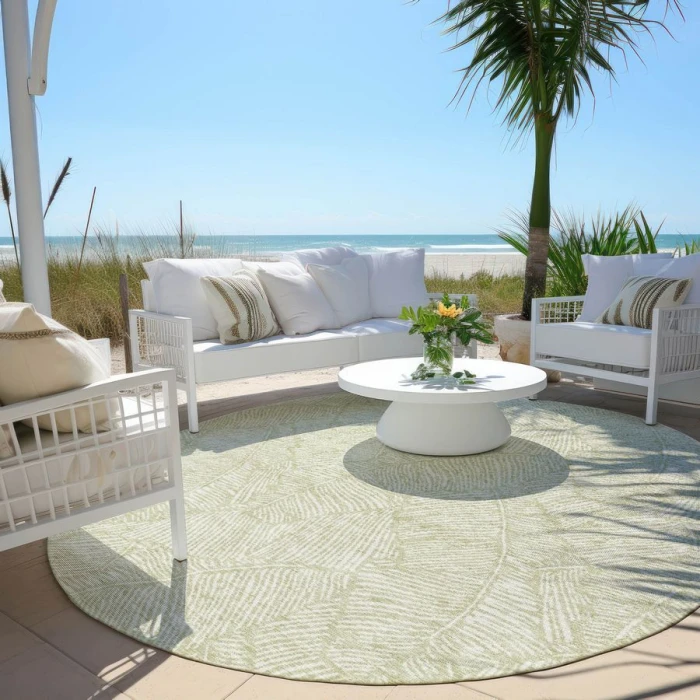 Addison Chantille ACN913-Aloe 8 ft. X 8 ft. Round Rug