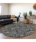 Addison Chantille ACN913-Black 8 ft. X 8 ft. Round Rug