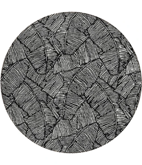 Addison Chantille ACN913-Black 8 ft. X 8 ft. Round Rug