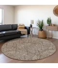 Addison Chantille ACN913-Brown 8 ft. X 8 ft. Round Rug