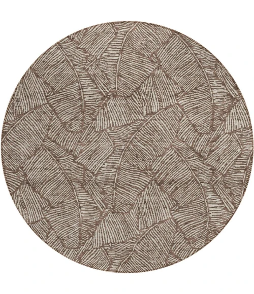 Addison Chantille ACN913-Brown 8 ft. X 8 ft. Round Rug