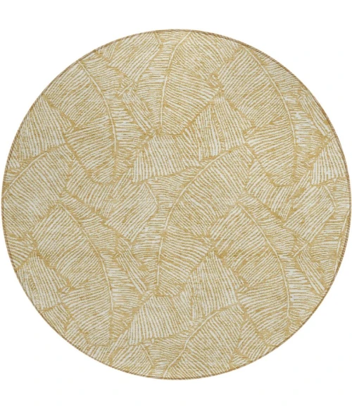 Addison Chantille ACN913-Gold 8 ft. X 8 ft. Round Rug