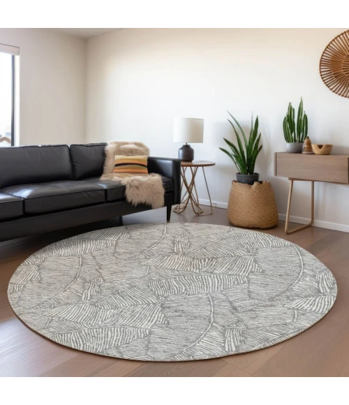 Addison Chantille ACN913-Gray 8 ft. X 8 ft. Round Rug