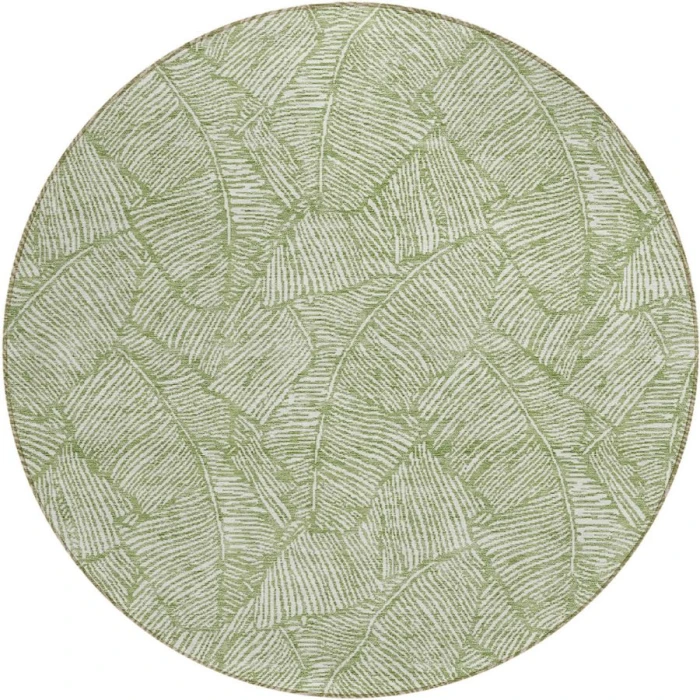 Addison Chantille ACN913-Green 8 ft. X 8 ft. Round Rug