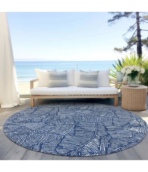 Addison Chantille ACN913-Navy 8 ft. X 8 ft. Round Rug