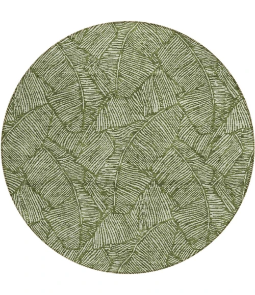 Addison Chantille ACN913-Olive 8 ft. X 8 ft. Round Rug