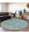 Addison Chantille ACN913-Teal 8 ft. X 8 ft. Round Rug