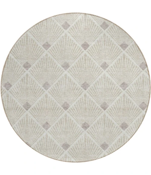 Addison Chantille ACN914-Beige 8 ft. X 8 ft. Round Rug