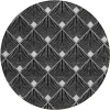 Addison Chantille ACN914-Black 8 ft. X 8 ft. Round Rug