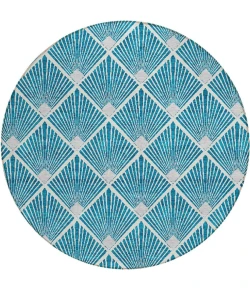 Addison Chantille ACN914-Teal 8 ft. X 8 ft. Round Rug