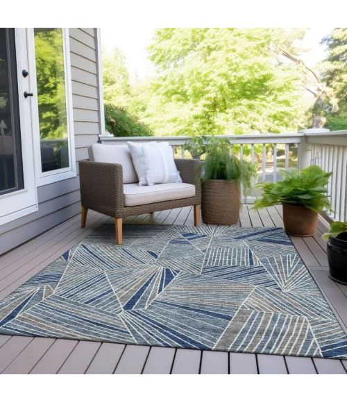 Addison Chantille ACN915-Denim 8 ft. X 10 ft. Rectangle Rug