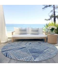 Addison Chantille ACN915-Denim 8 ft. X 8 ft. Round Rug