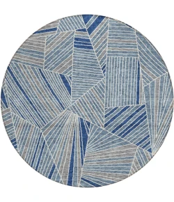 Addison Chantille ACN915-Denim 8 ft. X 8 ft. Round Rug