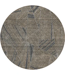 Addison Chantille ACN915-Mocha 8 ft. X 8 ft. Round Rug