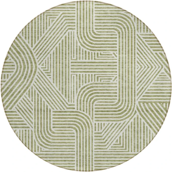 Addison Chantille ACN917-Aloe 8 ft. X 8 ft. Round Rug