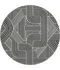 Addison Chantille ACN917-Black 8 ft. X 8 ft. Round Rug