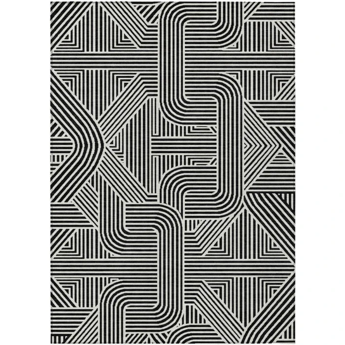 Addison Chantille ACN917-Black 10 ft. X 14 ft. Rectangle Rug