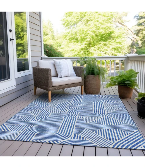Addison Chantille ACN917-Blue 8 ft. X 10 ft. Rectangle Rug