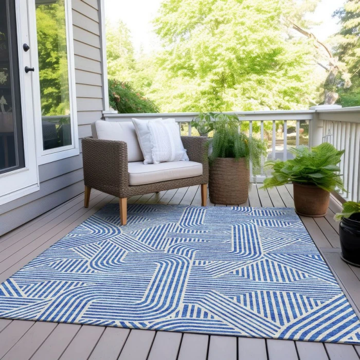 Addison Chantille ACN917-Blue 8 ft. X 10 ft. Rectangle Rug