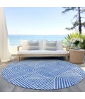 Addison Chantille ACN917-Blue 8 ft. X 8 ft. Round Rug