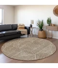 Addison Chantille ACN917-Brown 8 ft. X 8 ft. Round Rug