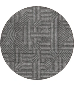 Addison Chantille ACN917-Charcoal 8 ft. X 8 ft. Round Rug