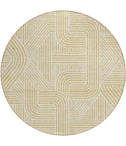Addison Chantille ACN917-Gold 8 ft. X 8 ft. Round Rug
