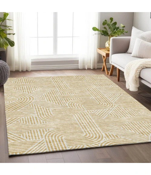 Addison Chantille ACN917-Gold 8 ft. X 10 ft. Rectangle Rug