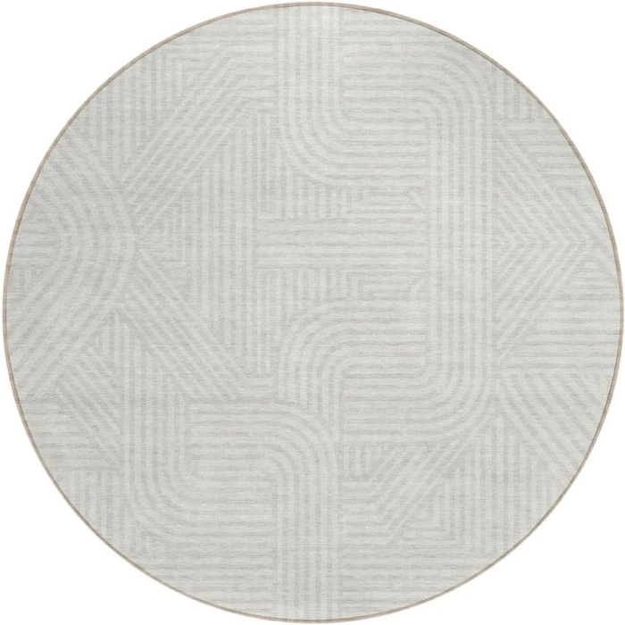 Addison Chantille ACN917-Ivory 8 ft. X 8 ft. Round Rug