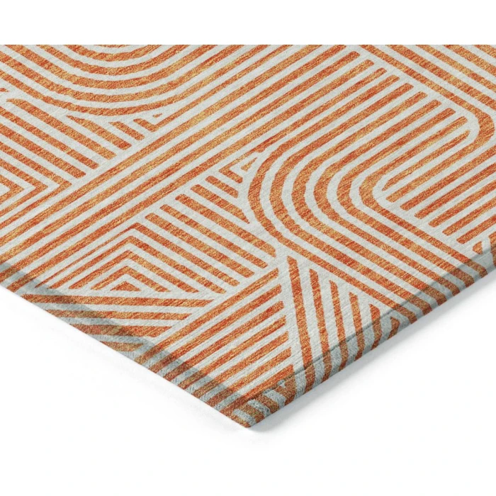 Addison Chantille ACN917-Orange 5 ft. X 7 ft. 6 in. Rectangle Rug