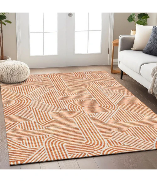 Addison Chantille ACN917-Orange 8 ft. X 10 ft. Rectangle Rug