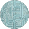 Addison Chantille ACN917-Teal 8 ft. X 8 ft. Round Rug