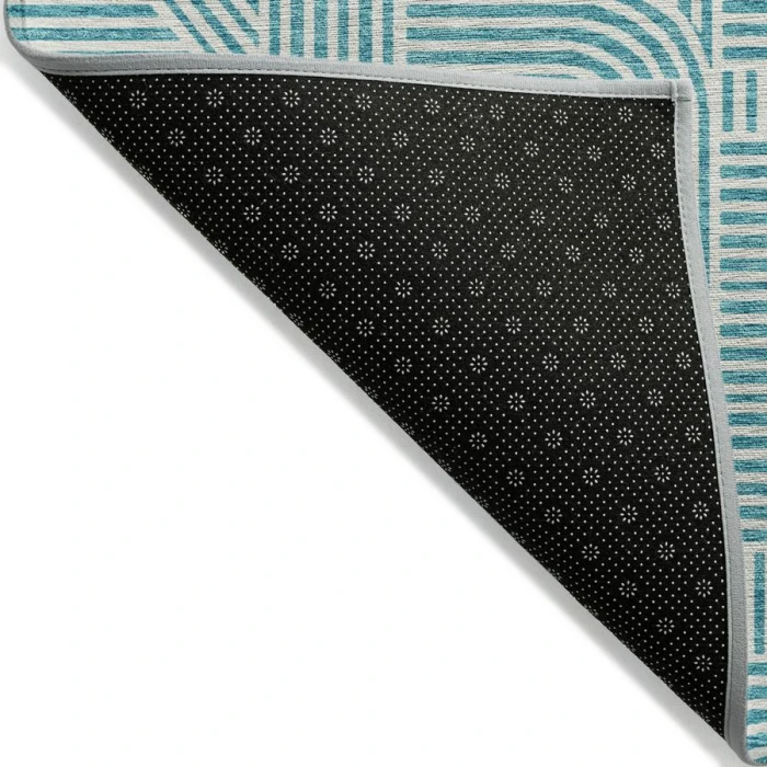 Addison Chantille ACN917-Teal 8 ft. X 8 ft. Round Rug