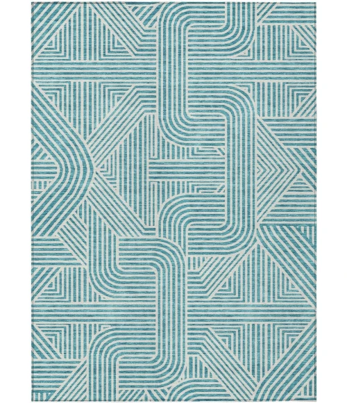 Addison Chantille ACN917-Teal 8 ft. X 10 ft. Rectangle Rug