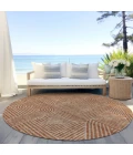 Addison Chantille ACN917-Terracotta 8 ft. X 8 ft. Round Rug