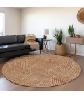 Addison Chantille ACN917-Terracotta 8 ft. X 8 ft. Round Rug