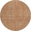 Addison Chantille ACN917-Terracotta 8 ft. X 8 ft. Round Rug